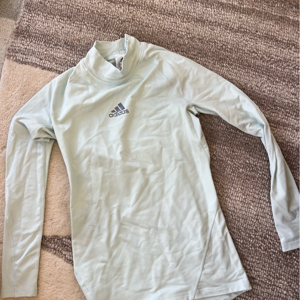 Seafoam Green Adidas Under Shirt